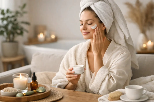 Trend in vrouwelijke selfcare thuis die bij je past